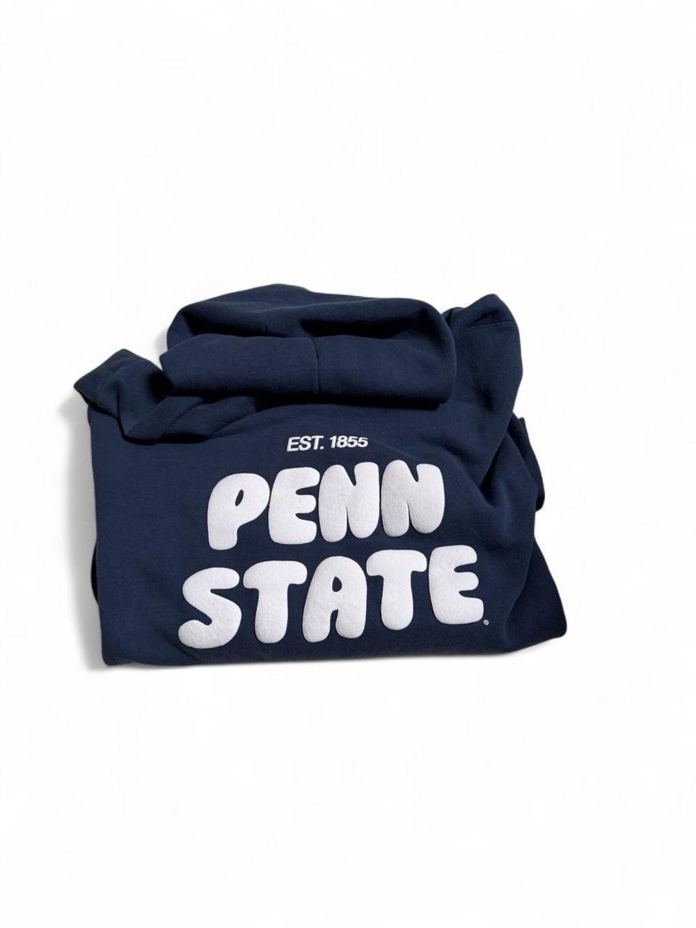 Penn State hoodie with bubble lettering